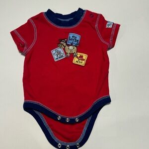 Circo Red and Navy Kids Bodysuit